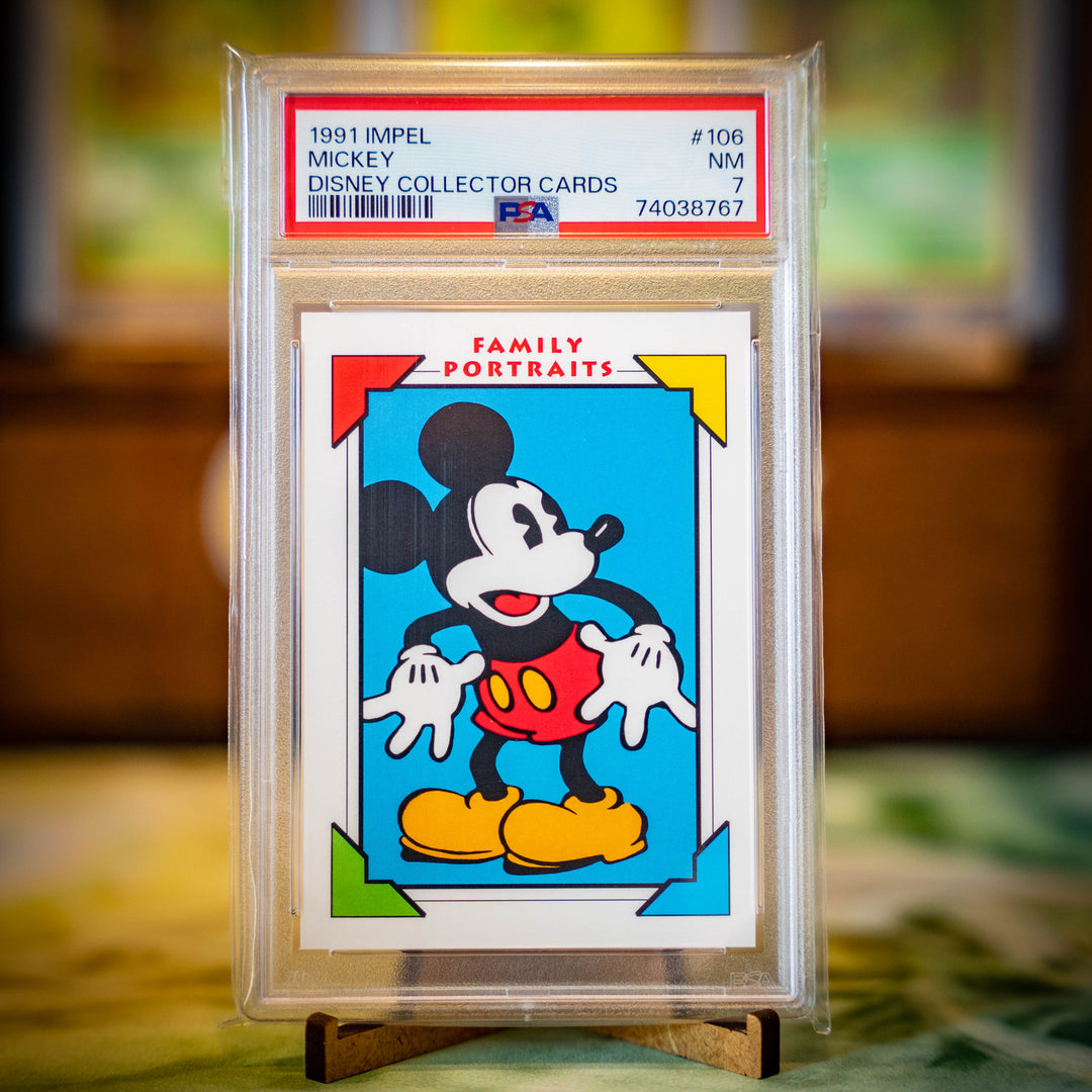 PSA 7 Mickey #106 1991 Impel Disney Collector Cards