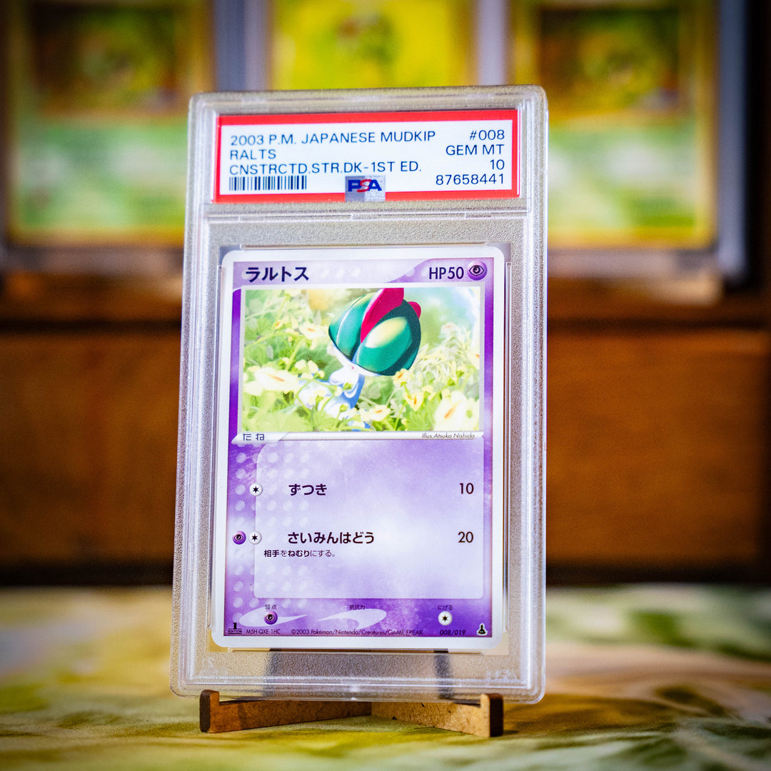PSA 10 Ralts 1st Edition (Pop 1) - Pokemon Mudkip Deck 2003 Japansk