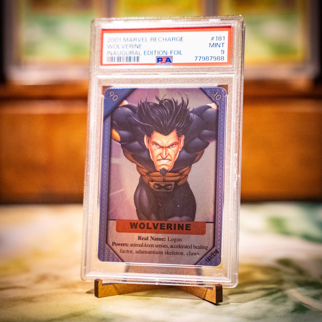 PSA 9 Wolverine Holo - Marvel Recharge, 2001 Inaugural Edition Foil #181
