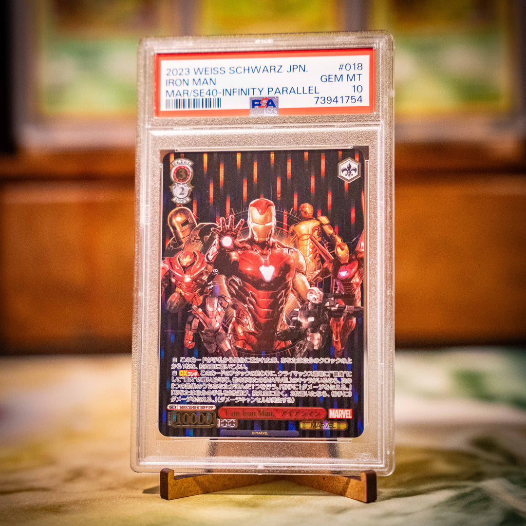 PSA 10 Iron Man Holo Weiss Schwarz Marvel Japanese 2023 #018