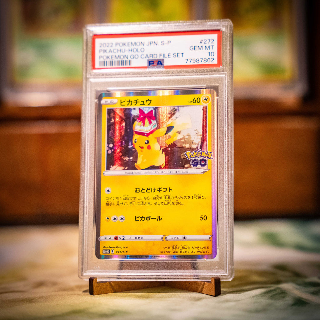 PSA 10 Pikachu Pokemon Go Gift 272-S-P Japansk #272