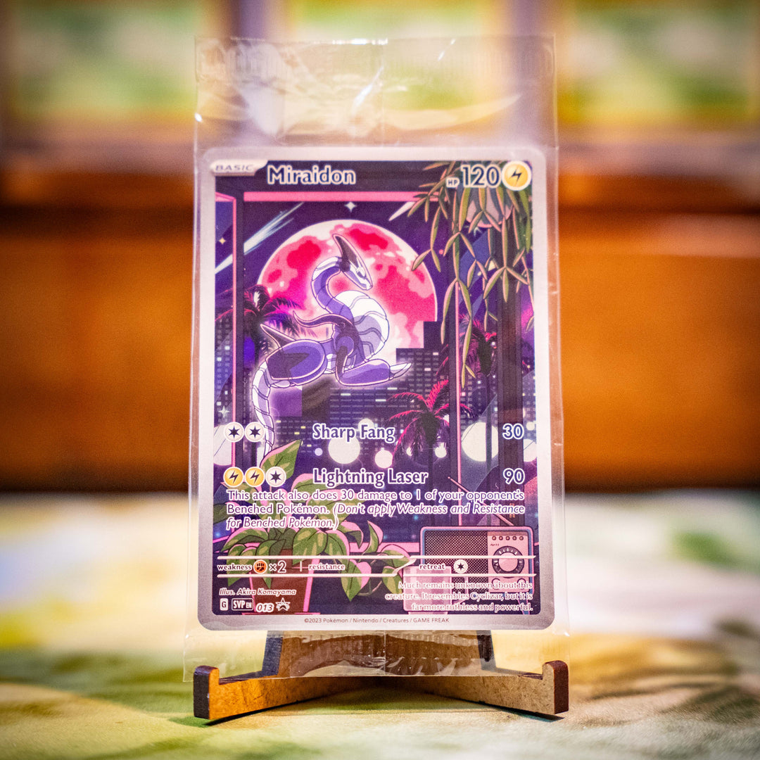 Miraidon (Forseglet / Sealed Pokemon Promo Kort) - SVP 013 BLACK STAR Scarlet Violet 2023