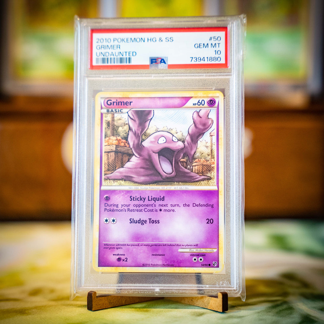 PSA 10 Grimer (Pop 2) Pokemon Undaunted Midori Harada HeartGold SoulSilver 2010